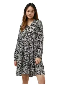 Rochie in A cu model floral Salina -