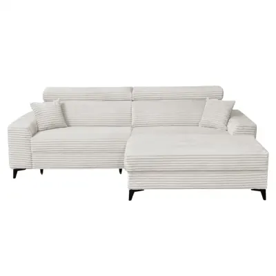 Coltar FLORIDA ONE L TILIA extensibil, cu arcuri si lada depozitare, colt dreapta, bej, 280x175x95 cm