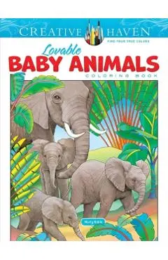 Creative Haven Lovable Baby Animals Coloring Book