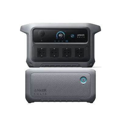 Kit stație de alimentare Anker SOLIX C2000 Gen 2+BP2000, Baterie 4096 Wh