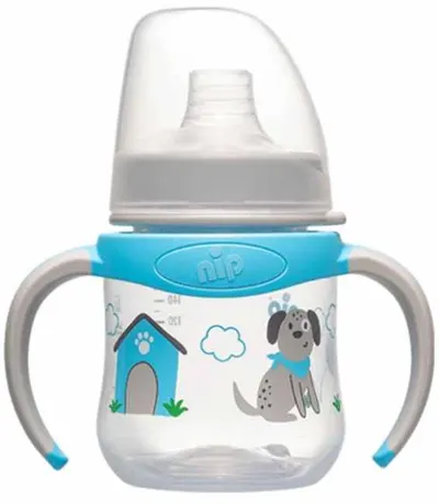 Cupa de antrenament NIP - Pentru băieți, 6 m+, 150 ml