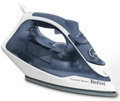 Fier de călcat Tefal - FV2837, Express Steam, 2400 W, 165 g/min, albastru