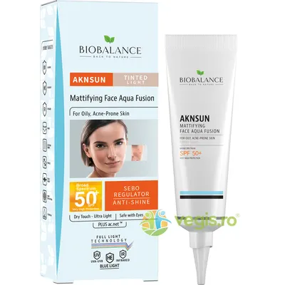 Crema Protectie Solara SPF 50+ Matifianta pentru Ten Acneic si Gras 40ml