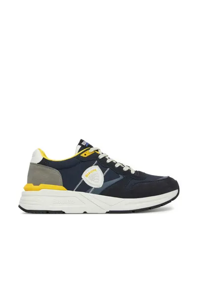 Pantofi sport barbati - S5RAY01/NYN - Textil - 44 EU - Bleumarin/Gri - Gri/Bleumarin