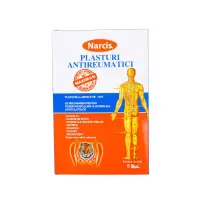 NARCIS Plasturi antireumatici 6*9cm hot and strong (5 buc / amb.)