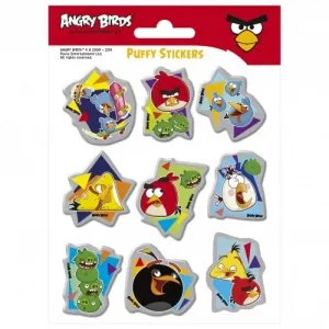 Angry Birds Stickere Puffy in relief