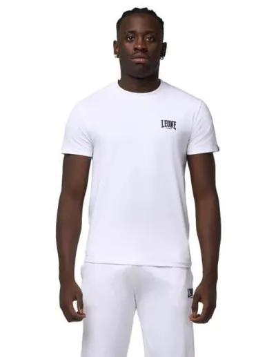 Tricou Leone Small Logo-Alb