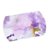 Plic cadou cu imprimeu floral mov