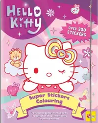 Carte de colorat Lisciani - Hello Kitty, cu stickere și markere