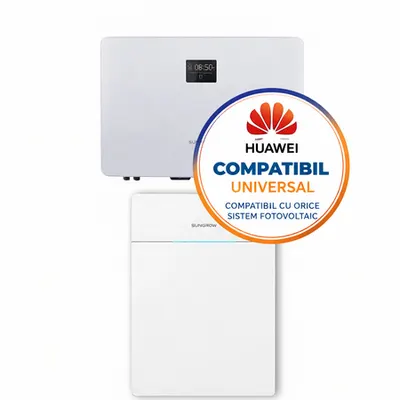 Pachet stocare energie fotovoltaica 5.12kWh monofazat -COMPATIBIL HUAWEI sau universal -Ac cupling