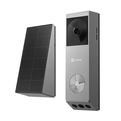 Sonerie video wireless EZVIZ EP3X PRO 1080p, sonerie alimentata cu baterii, comunicare bidirectionala si vedere nocturna, rezist