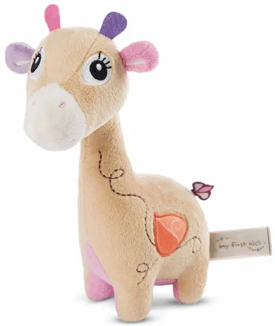 Jucărie moale 3D Nici - Sasuma girafa, 22 cm