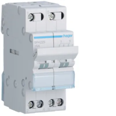 Inversor 2P 25A, 230V I-II, pct.comun sup. 2M