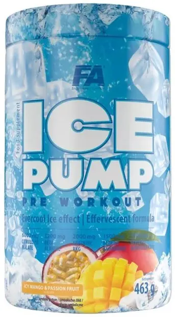 Ice Pump, icy mango & passion fruit, 463 g, FA Nutrition