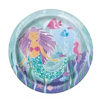 Farfurii petrecere sirena 8 buc
