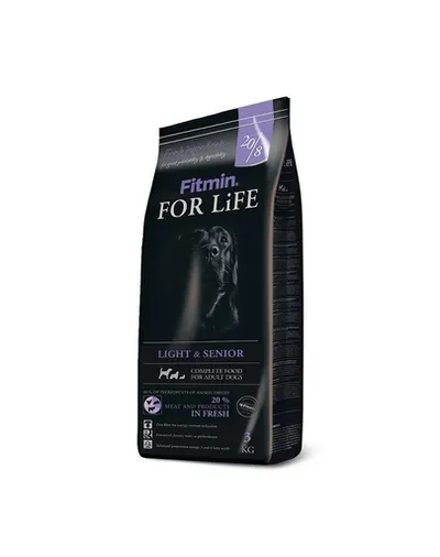 FITMIN Dog For Life Light and Senior 2,5 kg hrană pentru câini seniori
