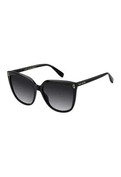 Ochelari de soare cat-eye cu lentile in degrade - Negru