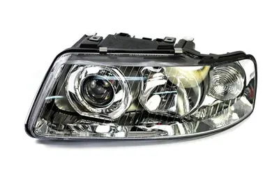 Far fata Stanga (H1/H7, electric, fara motoras, culoare insert: cromat) potrivit AUDI A3