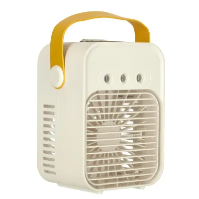 Ventilator de birou cu umidificator si aer conditionat usb alb