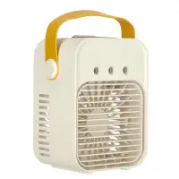 Ventilator de birou cu umidificator si aer conditionat usb alb