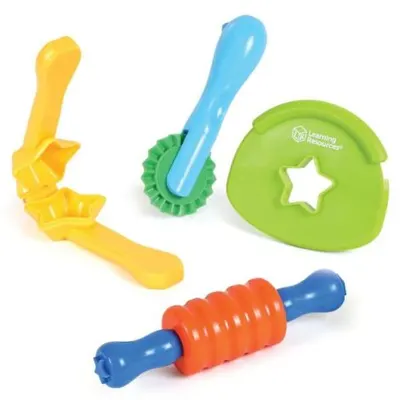 Primele mele ustensile senzoriale nisip senzorial modelabil Learning Resources LER5586