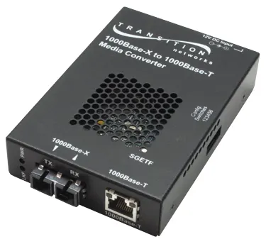 Transition Networks 1000base-Sfp To 1000base-T Media Convertor; Sgetf1040-110