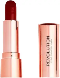Makeup Revolution Satin Kiss Ruj Ruby Red, 3.5 g