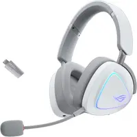 Căști gaming ASUS - ROG Delta II PS5, Xbox, wireless, albe