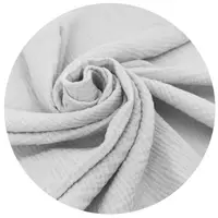 Sac de dormit Qmini Gray cu picioruse, de iarna, din muselina dubla, cu fermoar pe mijloc, 90 cm, S