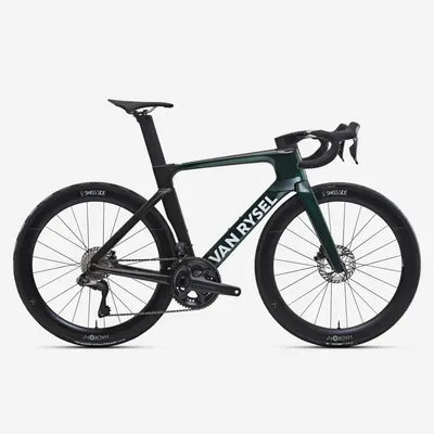 Bicicletă de șosea Shimano Ultegra DI2 2x12v senzor de putere RCR-F Pro Verde