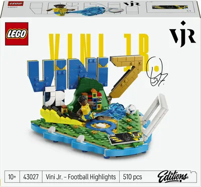 Set de construcție LEGO Editions - Accente de fotbal: Vini Junior (43027)