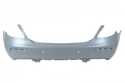 Bara spate cu 4 gauri senzori parcare, cu locas ornament, grunduit, certificat potrivit MERCEDES Clasa E W213 2016-2019