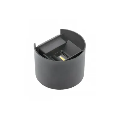 Corp de iluminat pentru exterior - Fixture LED MISSOURI-O, 7W, 540lm, AC220-240V, 50/60 Hz, PF> 0.5, Ra≥80, IP54, IK08,4000K, round, gray