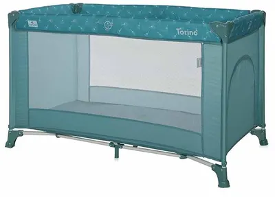 Pătuț pentru bebeluși pe 1 nivel Lorelli - Torino, Arctic Floral