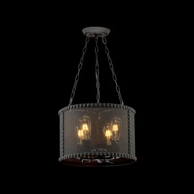 Candelabru Carter 4xe27 Negru D370mm