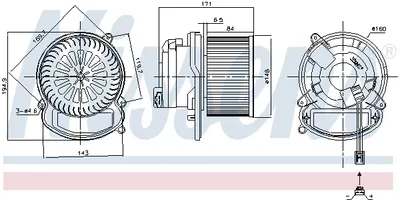 Ventilator habitaclu potrivit RENAULT MEGANE IV 1.2-1.8 11.15