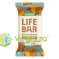 Baton Proteic de Ovaz cu Caramel Sarat Ecologic/Bio 40g