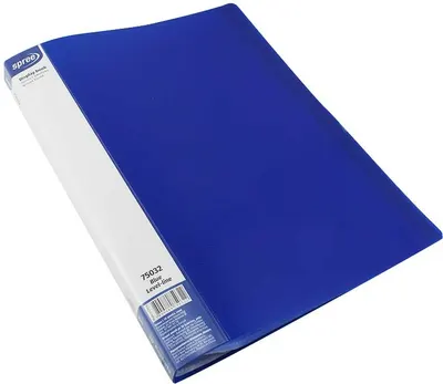 Dosar Spree Stripes - Cu 30 de buzunare, A4, albastru