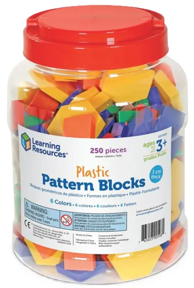 Trusă educațională Learning Resources -Tangram, 250 piese