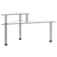 vidaXL Raft de bucătărie transparent, 49,5x35x19 cm, sticlă securizată