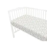 Cearceaf cu elastic MimiNu Premium pentru patut 120x60 cm Meadow