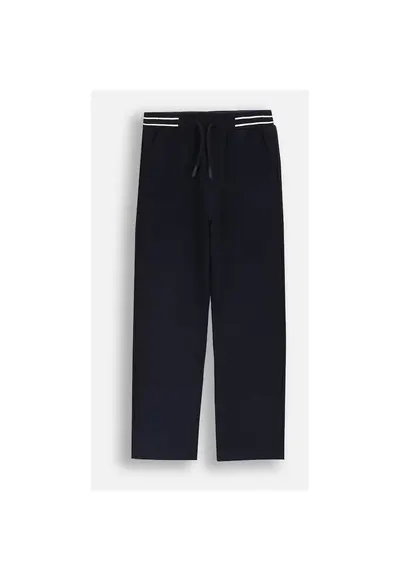 Pantaloni sport copii - ZC5120104ABK-015 - croiala clasica - talie elastica - tricot - bleumarin