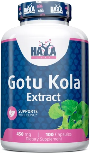 Gotu Kola Extract, 450 mg, 100 capsule, Haya Labs