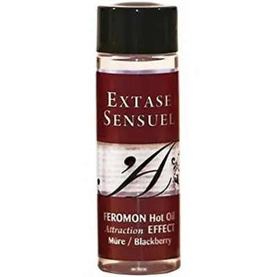 Ulei masaj, Extase Sensuel, Hot Oil, efect atrăgător, mure, 100 ml