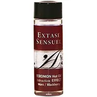 Ulei masaj, Extase Sensuel, Hot Oil, efect atrăgător, mure, 100 ml