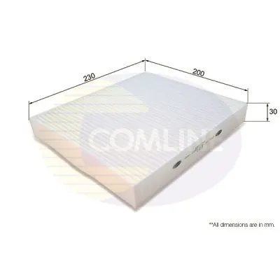 Filtru, aer habitaclu COMLINE EKF333