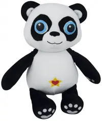 Jucarie de plus Buki France - Panda, cu cronometru si ochi stralucitori