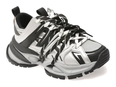 Pantofi sport GRYXX gri, 351210, din piele ecologica