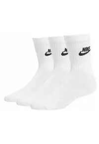Set Sosete Sport DX5025 100 Marime 42 46 Alb Tehnologie Dri Fit Pentru Uscare Rapida Material Moale Si Elastic Ce Se Adapteaza Pe Picior Calcaie Si Varfuri Intarite Rezistente Plasa Pentru Ventilatie Optima 3 Perechi