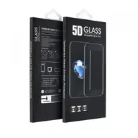 Folie de protectie Ecran OEM pentru Apple iPhone 17 Pro Max, Sticla Securizata, Full Glue, 5D, Neagra